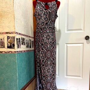 White House Black Market Red Halter Sheath Dress